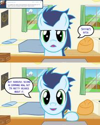 Size: 853x1067 | Tagged: safe, artist:catiron, soarin', ask soarin the wonderbolt, g4, ask, tumblr