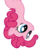 Size: 900x1093 | Tagged: dead source, safe, artist:biodegradablebox, pinkie pie, pony, g4, female, simple background, solo, transparent background, upside down, vector