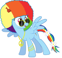 Size: 9995x9401 | Tagged: safe, artist:up1ter, rainbow dash, pony, g4, 70s, absurd resolution, disco, female, solo, sunglasses
