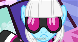 Size: 683x371 | Tagged: safe, edit, edited screencap, screencap, photo finish, earth pony, pony, g4, caption, genocide, solo, text, youtube caption