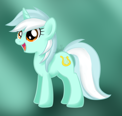 Size: 749x709 | Tagged: safe, artist:maplesunrise, lyra heartstrings, pony, unicorn, g4, female, happy, mare, open mouth, solo