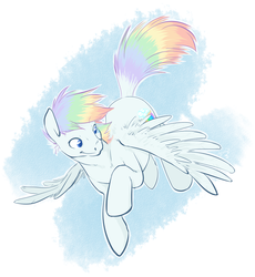 Size: 1262x1369 | Tagged: safe, artist:clovercoin, oc, oc only, pony, flying, solo