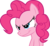 Size: 5493x5041 | Tagged: safe, artist:mehoep, pinkie pie, earth pony, pony, g4, absurd resolution, female, grin, mare, simple background, solo, transparent background, vector