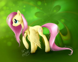 Size: 491x392 | Tagged: safe, artist:haunthid, fluttershy, pegasus, pony, g4, female, mare, solo