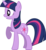 Size: 3487x3756 | Tagged: safe, artist:baumkuchenpony, twilight sparkle, pony, unicorn, a friend in deed, g4, female, high res, mare, raised hoof, simple background, smiling, solo, transparent background, unicorn twilight, vector