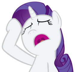 Size: 4376x4224 | Tagged: safe, artist:baumkuchenpony, rarity, pony, g4, ponyville confidential, absurd resolution, missing eye, simple background, solo, transparent background, vector