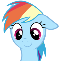 Size: 4860x4860 | Tagged: safe, artist:baumkuchenpony, rainbow dash, pony, g4, absurd resolution, female, floppy ears, simple background, solo, transparent background, vector