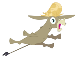 Size: 2240x1684 | Tagged: safe, artist:baumkuchenpony, cranky doodle donkey, donkey, a friend in deed, g4, male, simple background, solo, transparent background, vector