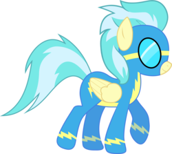 Size: 3434x3062 | Tagged: safe, artist:baumkuchenpony, misty fly, clothes, goggles, high res, simple background, transparent background, uniform, vector, wonderbolts