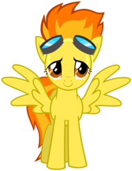 Size: 3883x5027 | Tagged: safe, artist:baumkuchenpony, spitfire, pegasus, pony, g4, .svg available, goggles, show accurate, simple background, transparent background, vector