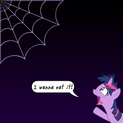 Size: 2048x2048 | Tagged: safe, artist:adamlhumphreys, twilight sparkle, spider, g4, high res, spider web