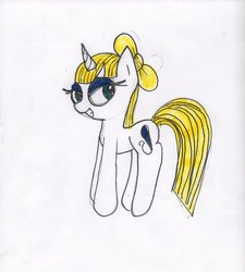 Size: 1024x1139 | Tagged: safe, artist:devmars, pony, crossover, lady gaga, ponified, ponified celebrity, solo