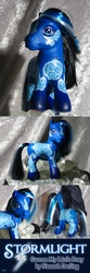 Size: 2300x6900 | Tagged: safe, oc, oc:stormlight, pony, g3, customized toy, irl, photo, toy