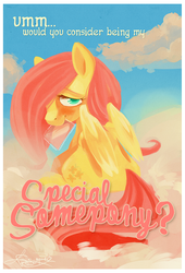 Size: 600x882 | Tagged: safe, artist:frostadflakes, fluttershy, g4, cloud, cloudy, letter, special somepony