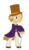 Size: 4000x7000 | Tagged: safe, artist:spikesmustache, earth pony, pony, cane, clothes, hat, hilarious in hindsight, male, ponified, roald dahl, simple background, stallion, top hat, transparent background, willy wonka, willy wonka and the chocolate factory