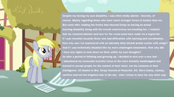 Size: 994x558 | Tagged: safe, derpy hooves, g4, ableism, ableist, brony, confession, derpygate, meta, pony confession, pony confessions, text