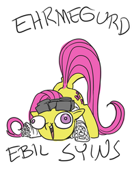 Size: 695x900 | Tagged: safe, fluttershy, ask-dr-adorable, g4, dr adorable, ermahgerd