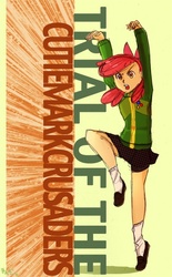 Size: 400x647 | Tagged: safe, apple bloom, human, g4, crossover, humanized, persona, persona 4, satonaka chie