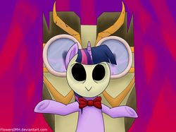 Size: 2592x1936 | Tagged: safe, artist:flowersimh, owlowiscious, twilight sparkle, g4, batman