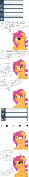 Size: 800x4874 | Tagged: safe, artist:jake heritagu, scootaloo, pony, ask pregnant scootaloo, g4, ask, comic, hypocrisy, pregnant, pregnant scootaloo, teen pregnancy