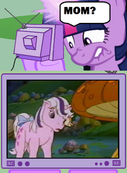 Size: 563x771 | Tagged: safe, twilight, twilight sparkle, g1, g4, exploitable meme, meme, tv meme