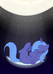 Size: 572x800 | Tagged: safe, artist:hip-indeed, princess luna, pony, g4, female, filly, solo, woona