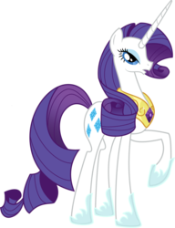 Size: 900x1172 | Tagged: safe, artist:multiversecafe, rarity, pony, unicorn, g4, alternate body style, element of generosity, female, hoof shoes, older, peytral, princess shoes, simple background, slender, solo, tall, thin, transparent background, vector
