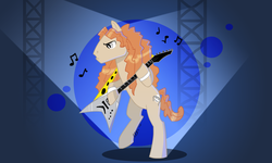 Size: 900x540 | Tagged: safe, artist:ellis1342, dave mustaine, heavy metal, megadeth, metal, ponified, thrash metal