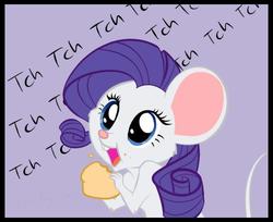 Size: 562x458 | Tagged: safe, artist:furseiseki, rarity, mouse, g4, adorawat, cheese, cute, eating, food, hnnng, mousified, raribetes, rarimouse, reaction image, solo, species swap, tch