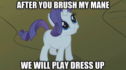 Size: 625x351 | Tagged: safe, artist:kugen247, rarity, pony, g4, caption, female, image macro, solo