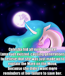 Size: 481x563 | Tagged: safe, princess celestia, princess luna, g4, headcanon, meta, sad