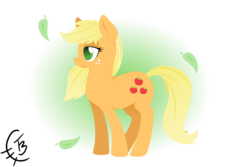 Size: 1200x800 | Tagged: safe, artist:thetidbit, applejack, g4, loose hair