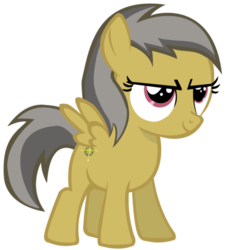 Size: 2001x2200 | Tagged: dead source, safe, artist:pweanut, daring do, pegasus, pony, g4, female, filly, filly daring do, foal, high res, simple background, solo, transparent background, younger