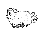 Size: 160x120 | Tagged: safe, artist:harbinger, fluffy pony, 1000 hours in ms paint, animated, frame by frame, waddle, walk, walking