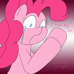 Size: 900x900 | Tagged: safe, artist:tamseph, pinkie pie, g4, crying