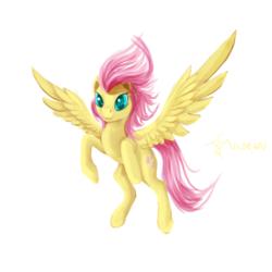 Size: 1700x1700 | Tagged: safe, artist:dalagar, fluttershy, pegasus, pony, g4, female, mare, simple background, solo, transparent background