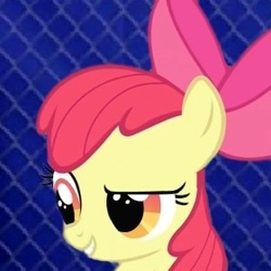 Size: 280x280 | Tagged: safe, apple bloom, g4, george costanza, meme