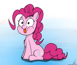 Size: 1280x1078 | Tagged: safe, artist:jhannrahn, pinkie pie, earth pony, pony, g4, chest fluff, female, solo