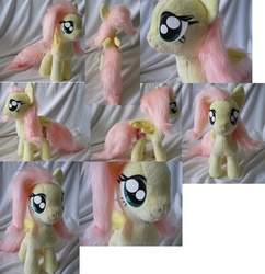 Size: 6654x6861 | Tagged: safe, artist:rens-twin, fluttershy, pony, g4, absurd resolution, irl, photo, plushie, solo