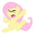 Size: 8000x8000 | Tagged: safe, artist:epulson, fluttershy, pegasus, pony, g4, absurd resolution, eyes closed, female, mare, open mouth, simple background, solo, transparent background