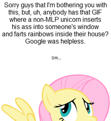 Size: 273x300 | Tagged: safe, fluttershy, g4, meta, text