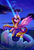 Size: 1224x1800 | Tagged: safe, artist:incinerater, princess cadance, alicorn, pony, g4, female, magic, mare, night, stars