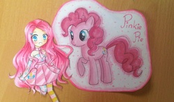 Size: 1700x1000 | Tagged: safe, artist:magicalartcreator, pinkie pie, human, g4, humanized