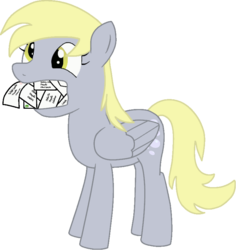 Size: 777x823 | Tagged: safe, artist:mast3rlinkx, derpy hooves, pegasus, pony, g4, female, gentlemen, mail, mare