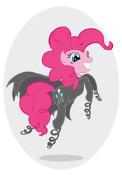 Size: 552x792 | Tagged: safe, artist:industrialbunny, pinkie pie, g4, parody, spring-heeled jack