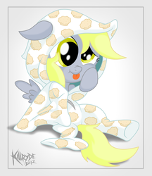Size: 1800x2086 | Tagged: safe, artist:killryde, derpy hooves, pony, g4, clothes, cute, female, filly, footed sleeper, pajamas, solo