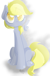 Size: 3344x5000 | Tagged: safe, artist:llamaswithkatanas, derpy hooves, pegasus, pony, g4, female, mare, solo