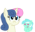 Size: 292x272 | Tagged: safe, artist:sonic-chaos, bon bon, lyra heartstrings, sweetie drops, pony, unicorn, g4, bon bon is not amused, female, heart, lesbian, love, lowres, race swap, ship:lyrabon, shipping, simple background, transparent background, unicorn bon bon