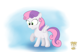Size: 1280x857 | Tagged: safe, artist:timidusartifex, sweetie belle, pegasus, pony, g4, race swap