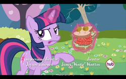 Size: 960x600 | Tagged: safe, screencap, twilight sparkle, a canterlot wedding, g4, letterboxing, youtube caption